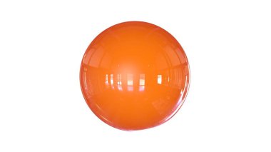 bir shpere beyaz bir arka plan üzerinde izole yapısı ile 3D render