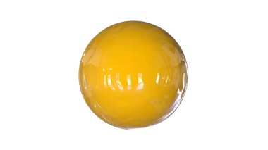 bir shpere beyaz bir arka plan üzerinde izole yapısı ile 3D render