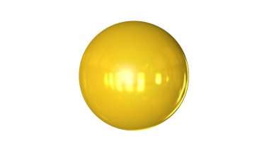 bir shpere beyaz bir arka plan üzerinde izole yapısı ile 3D render