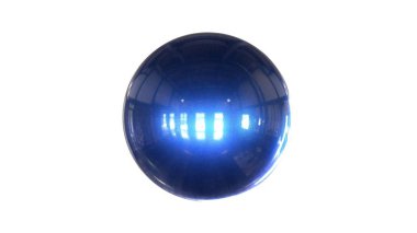 bir shpere beyaz bir arka plan üzerinde izole yapısı ile 3D render