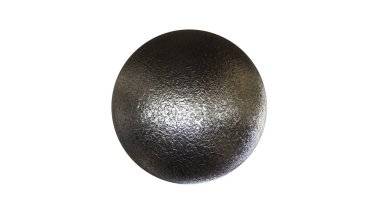 bir shpere beyaz bir arka plan üzerinde izole yapısı ile 3D render