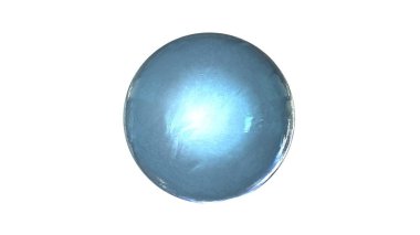 bir shpere beyaz bir arka plan üzerinde izole yapısı ile 3D render