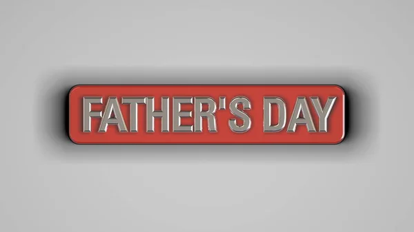 3d rendering of a father's day concept design — Stock Photo, Image