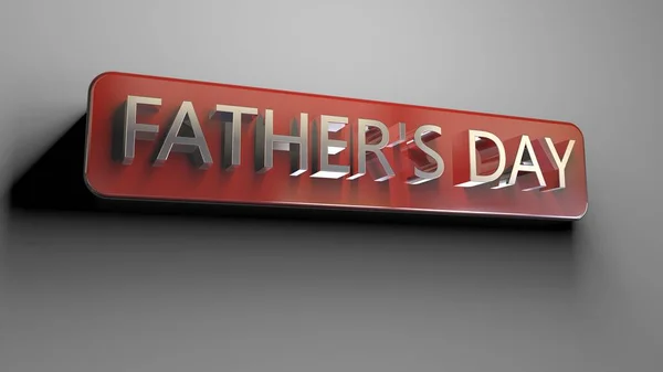 3d renderização de um conceito de design de dia do pai — Fotografia de Stock