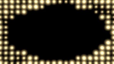 Geçiş kullanımı için siyah büyük izole bir flaş ışığı animasyon 3d render