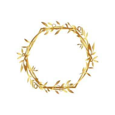 Çiçekler altıgen daire vektörü