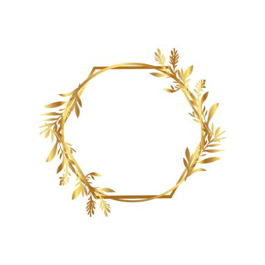 düğün Çiçekleri altıgen çemberi