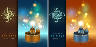 Aidilfitri grafik tasarım.