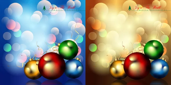 Abstract Christmas Background Template Boules Noël Concept Fête Vecteur Illustration — Image vectorielle