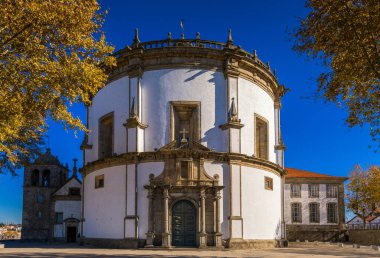 Monastery da Serra do Pilar in Vila Nova de Gaia, Porto, Portugal. clipart