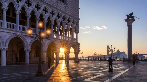 Alba Piazza San Marco Venezia Italia Canal Grande Venezia Architettura — Foto Stock