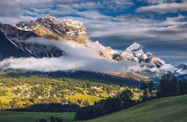 Panorama Del Valle Boite Con Monte Antelao Montaña Más Alta — Foto de Stock