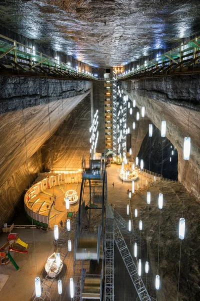 Mina Sal Salina Turda Transilvania Rumania —  Fotos de Stock