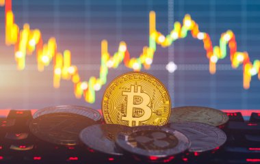 Bitcoin, Etherium, Ripple, Litecoin içeren kripto para birimleri. Kripto para sistemi yeni dijital para. Önde Bitcoin var. Bitcoin en önemli kripto para birimi.