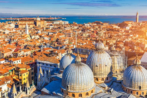 Uitzicht Koepel Van San Giorgio Maggiore Kerk Giudecca Kanaal Venetië — Stockfoto