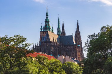 Bahar günü City, Prague, Çek Cumhuriyeti