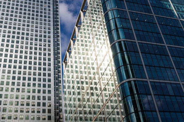 Oficina Negocios Ventanas Rascacielos Edificio Corporativo London City Inglaterra Reino — Foto de Stock