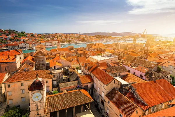 Stare Miasto Trogirze Dalmacja Chorwacja Stare Miasto Trogirze Blisko Miasta — Zdjęcie stockowe