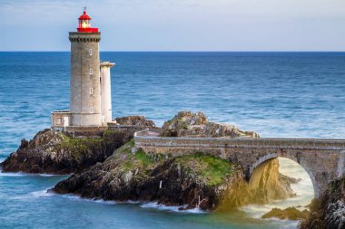 Lighthouse Phare du Petit Minou in Plouzane, Brittany (Bretagne)