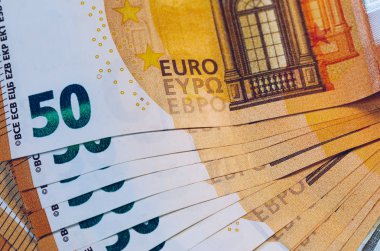 Euro para, Euro nakit arka plan. Avrupa unio banknotlar