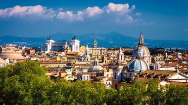 Roma tarihi merkezi ile klasik historica görünümü