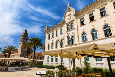 Kasaba Trogir, Hırvatistan Avrupa'nın eski turistik yer itibariyle görüntüleyin. Trog