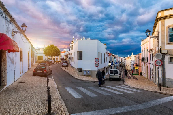 Street in the old town in the center of Lagos, Algarve region, P — Stock Photo, Image