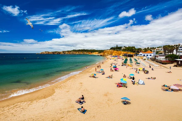 View of Praia do Vau in Algarve Portugal. View of the Vau Beach — Stock Photo, Image