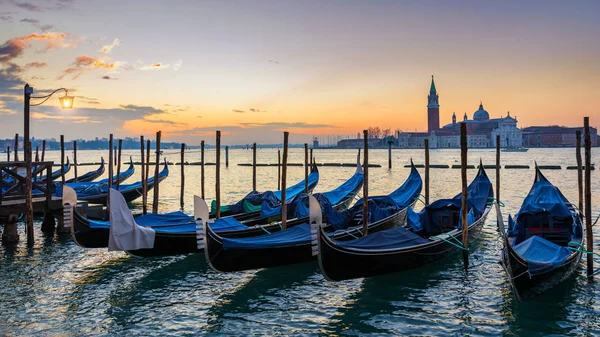 San Marco meydanında gün doğumu, Venedik, İtalya. Venedik Büyük Kanalı. — Stok fotoğraf