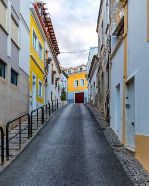 Lagos merkezinde eski şehir Sokak, Algarve bölgesi, P