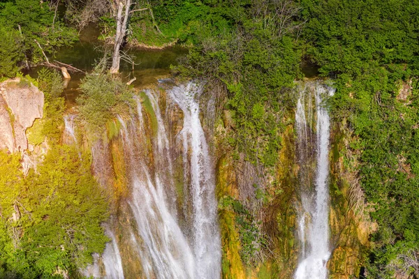 Cascada de Manojlovac, Parque Nacional Krka, Croacia. Manojlovac wa — Foto de Stock