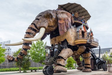 Nantes, Fransa - 3 Mayıs 2017: Büyük fil bir parçasıdır 
