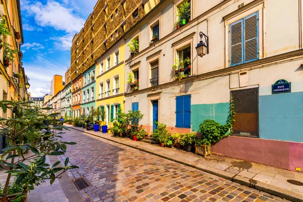 Cremieux Street (Rue Cremieux), Paris, France. Rue Cremieux in t