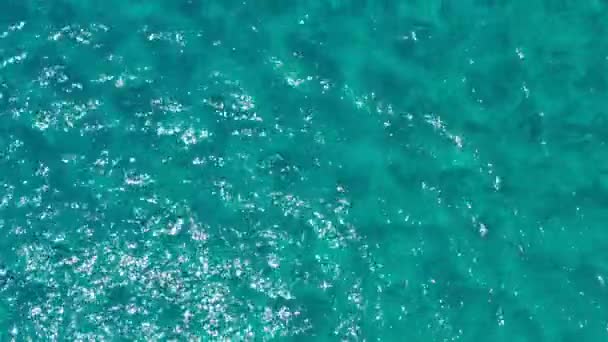 Calm Clear Sea Water Background Calm Sea Water Background Aerial — Stock Video