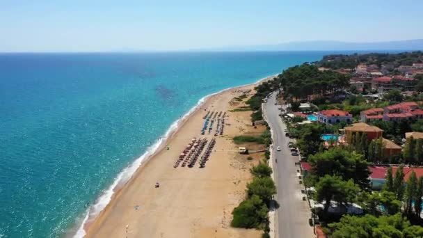 Skala Uno Los Mejores Lugares Playa Isla Griega Cefalonia Espectacular — Vídeo de stock