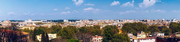 Vista Panorámica Del Centro Histórico Roma Italia Desde Castel Sant — Foto de Stock