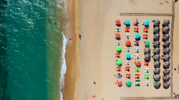 Σκάλα Μία Από Τις Κορυφαίες Παραλίες Της Κεφαλονιάς Εκπληκτική Θέα — Αρχείο Βίντεο