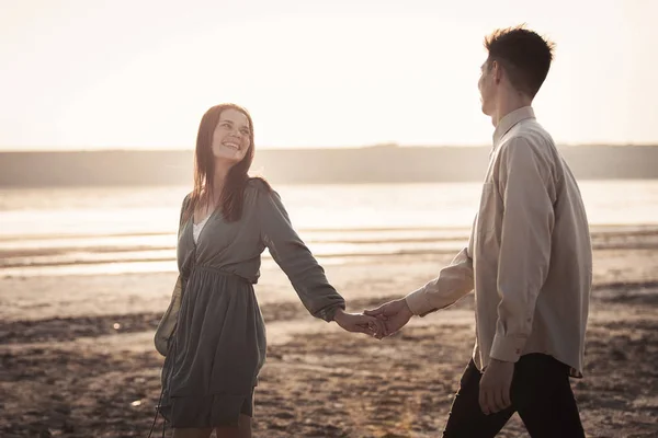 Una Pareja Amorosa Vacaciones Hombre Mujer — Foto de Stock