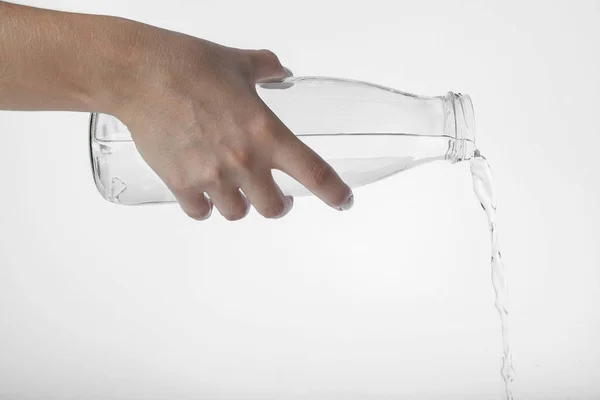 Eau Minérale Dans Une Bouteille Boisson Propre Pour Santé — Photo