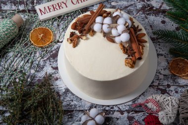 Tasarımcı baharat kek. Festival el yapımı tatlı tatlı.