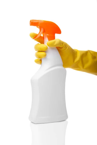 Detergents House Cleaning White Background — Stock Photo, Image