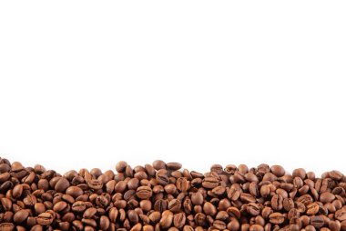 Tahıllar arka planı için doğal kavrulmuş kahve.