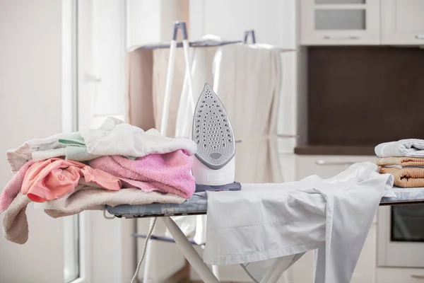 Homework Cleaning Ironing Clean Things — Stock Photo, Image