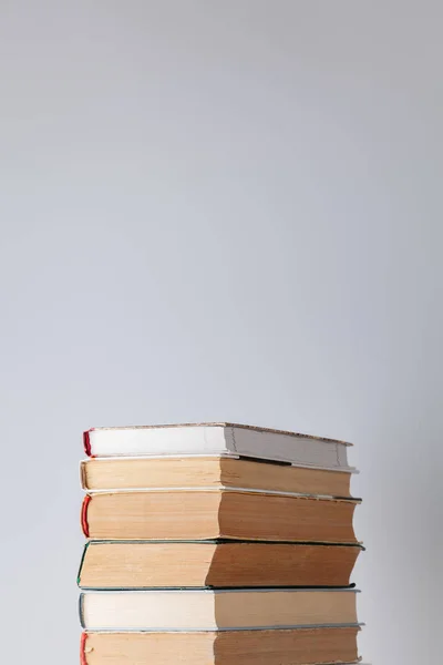 Montón Libros Literatura Para Educación — Foto de Stock