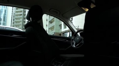 Pahalı araba iç yakın çekim