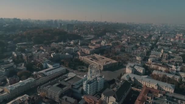 Vista aérea de Kiev — Vídeos de Stock