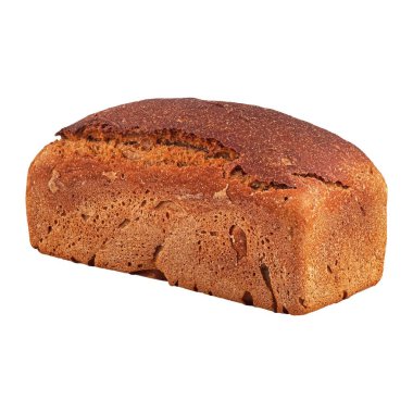 Yüzeyde duran taze pişmiş kahverengi ekmek somunu