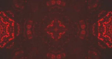 Kusursuz kıvrımlı ışık desenleri dalgın bir görüntü yaratıyor