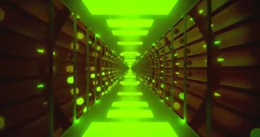 Canlı renkler ve dyna ile kusursuz vj döngü ekran koruyucusu