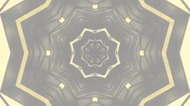 Canlı geometrik pa içeren kusursuz döngü vj ekran koruyucusu